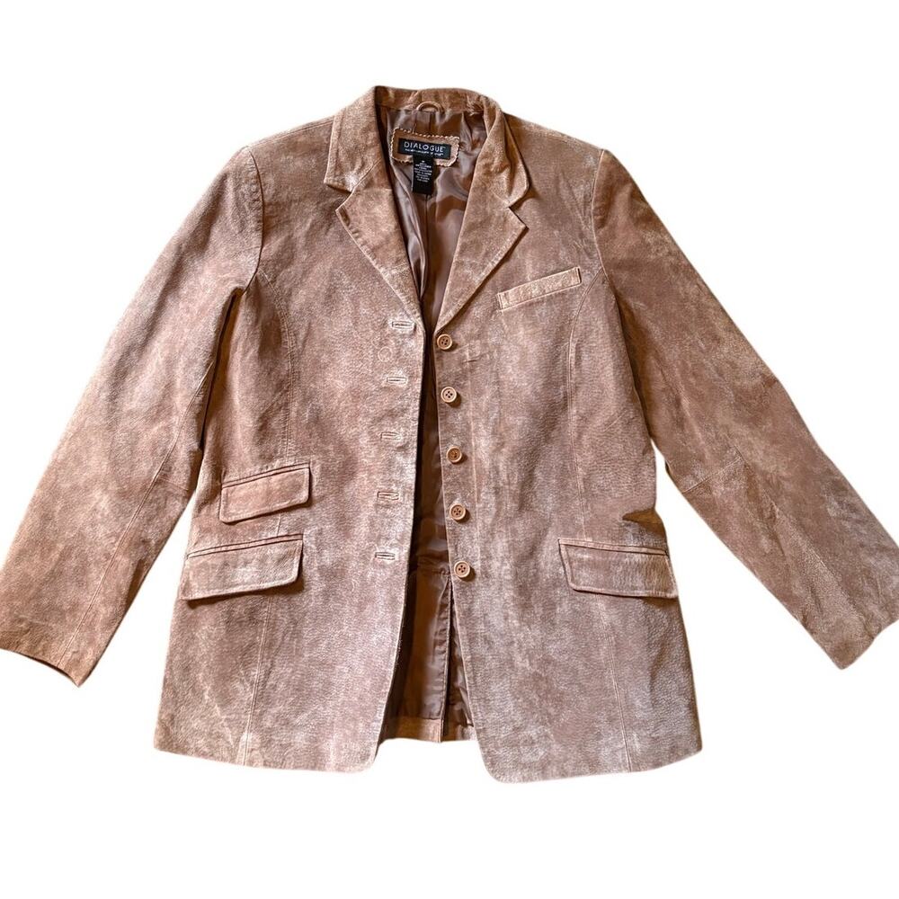 Brown Suede Jacket size 10